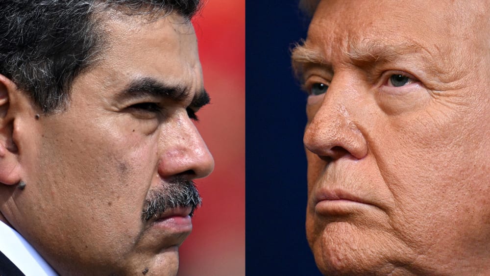 Venezuela's President Nicolas Maduro; U.S. President Donald Trump.