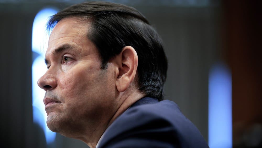 Secretary of State Marco Rubio testifies during a Senate Foreign Relations Committee hearing.