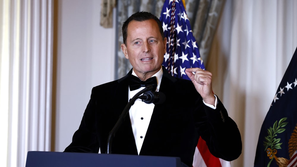Ambassador Richard Grenell, Kennedy Center President, speaks at the 48th Kennedy Center Honors Medallion Reception.