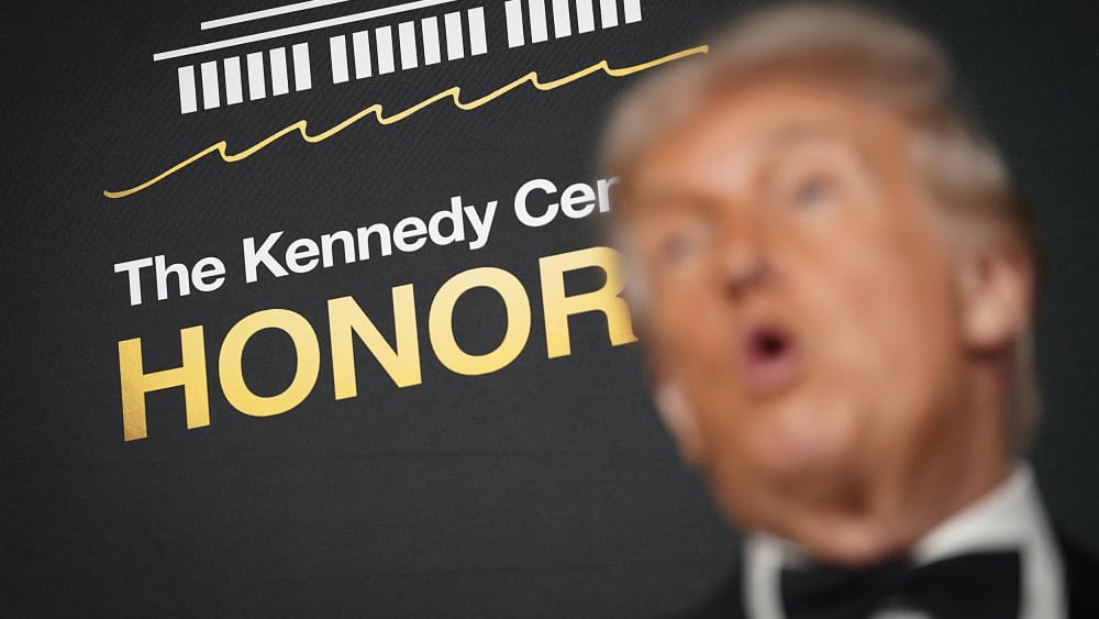 U.S. President Donald Trump attends the 48th annual Kennedy Center Honors at the Kennedy Center