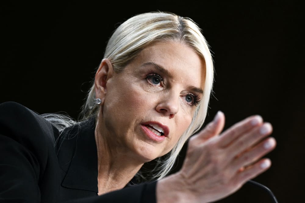 Pam Bondi on Oct. 7, 2025 on Capitol Hill in Washington, D.C.