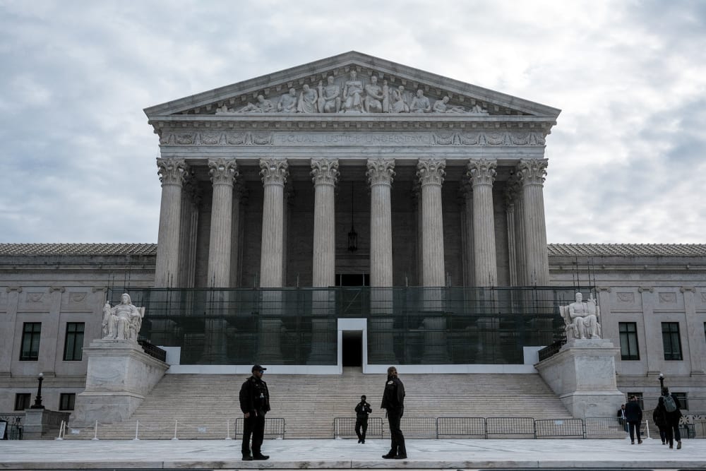 The US Supreme Court building on Jan. 14, 2026.