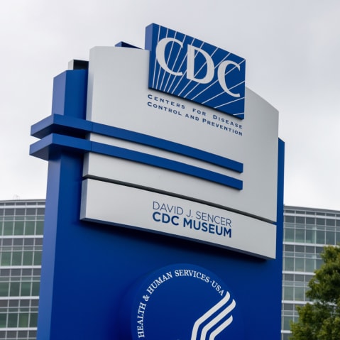 A general view of the Center for Disease Control headquarters on Aug. 06, 2022 in Atlanta, GA.