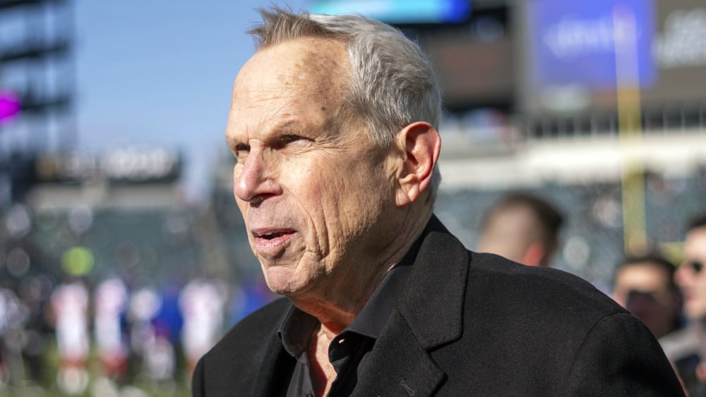 New York Giants Chairman and Co-Owner Steve Tisch prior to the NFL football game against the Philadelphia Eagles on Jan. 5, 2025, in Philadelphia.