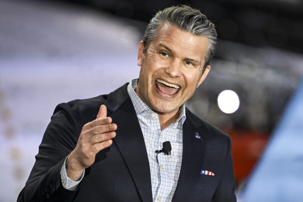 Secretary of Defense Pete Hegseth.