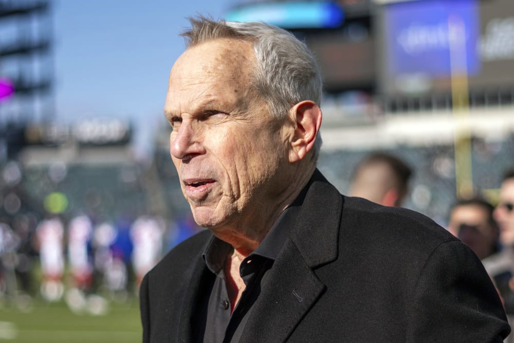 New York Giants Chairman and Co-Owner Steve Tisch prior to the NFL football game against the Philadelphia Eagles on Jan. 5, 2025, in Philadelphia.