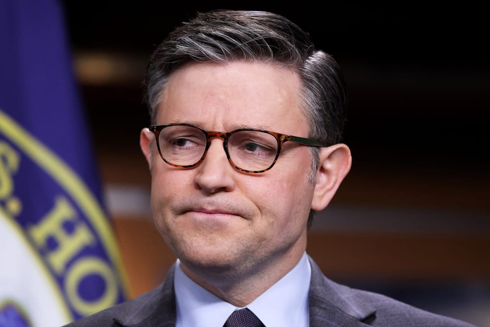 Speaker of the House Mike Johnson at the U.S. Capitol.