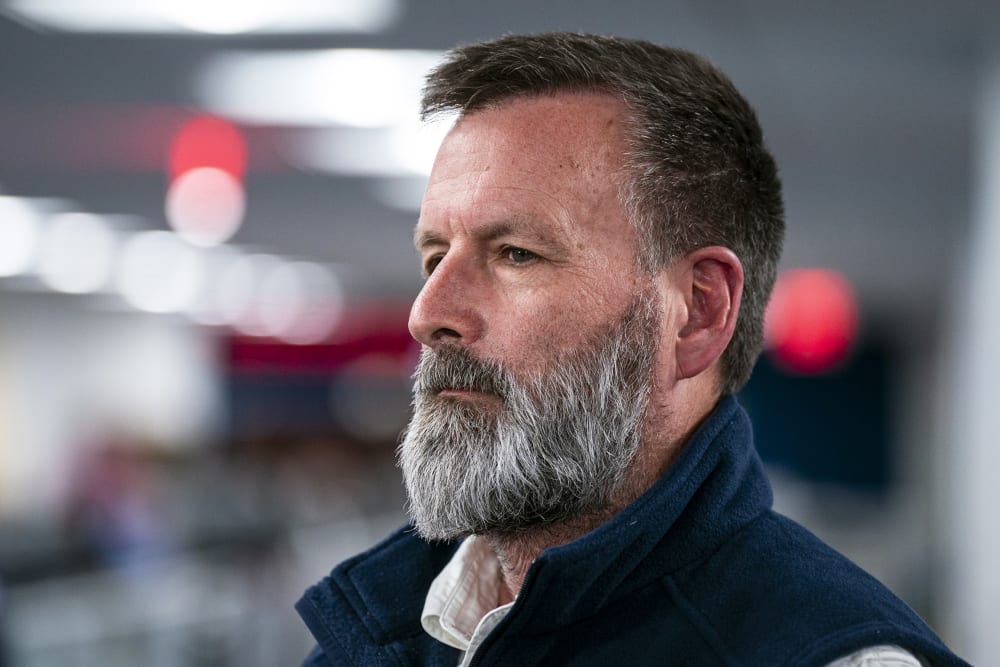 Office of Response and Recovery Director Gregg Phillips during a press conference.