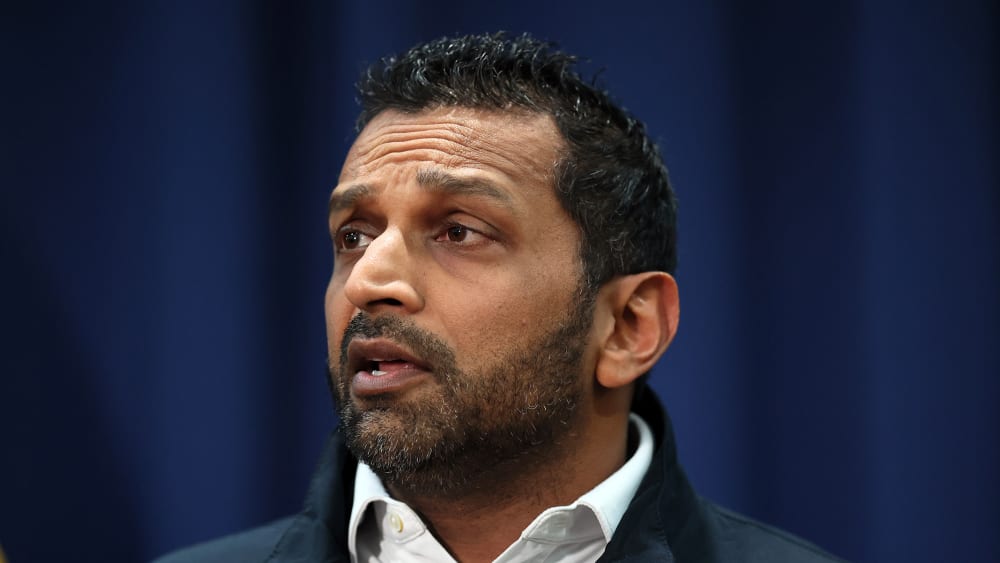 FBI Director Kash Patel speaks during a press conference on Oct. 23, 2025, in New York City.