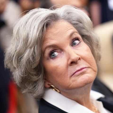 White House Chief of Staff Susie Wiles in the Oval Office of the White House.