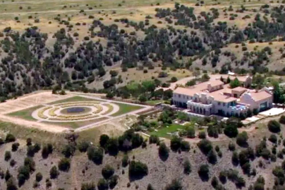 Jeffrey Epstein's NM Zorro Ranch seen from above.