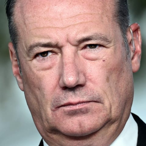 Todd Lyons, acting director of U.S. Immigration and Customs Enforcement, in a television interview outside the White House.