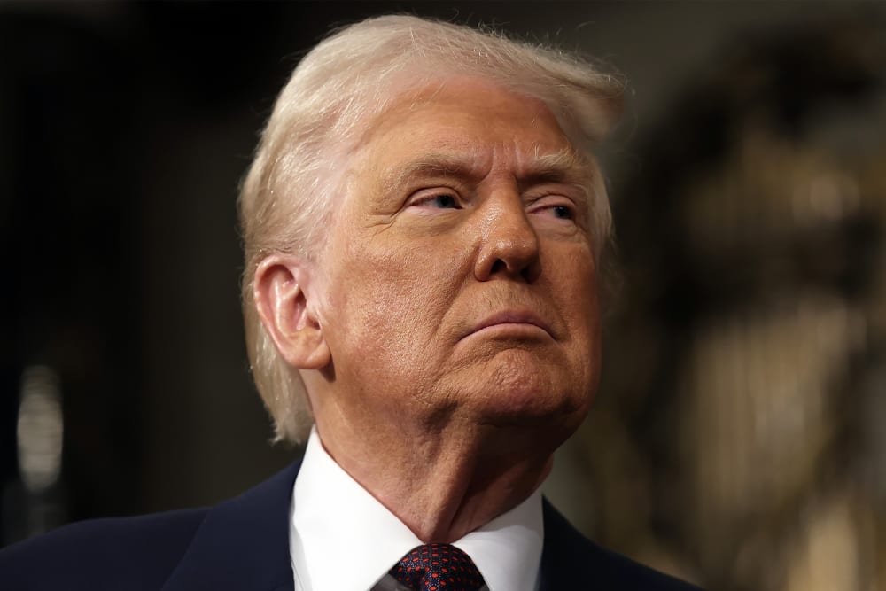 U.S. President Donald Trump on March 04, 2025 at the U.S. Capitol.