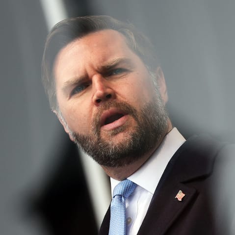 Vice President JD Vance during the annual March for Life rally on the National Mall in Washington, D.C.