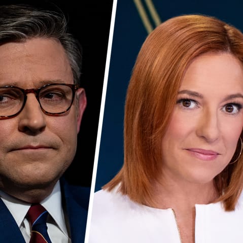 Speaker of the House Mike Johnson; Jen Psaki.