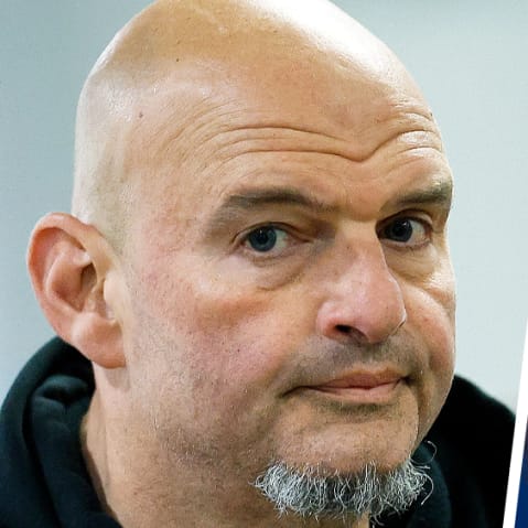 Sen. John Fetterman; Kristi Noem.