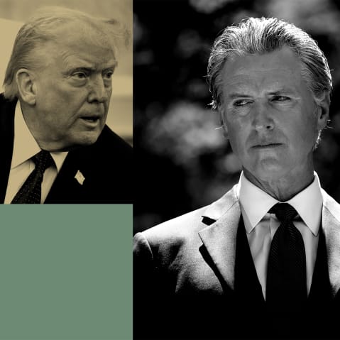Donald Trump; Gavin Newsom.