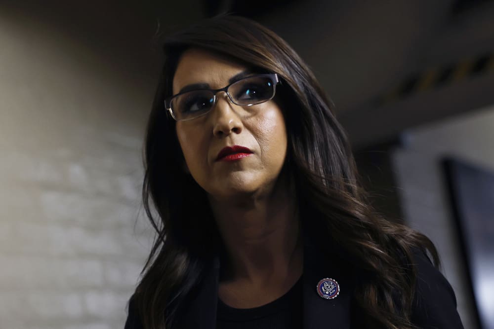 U.S. Rep. Lauren Boebert on Oct. 12, 2023 at the U.S. Capitol in Washington, D.C.