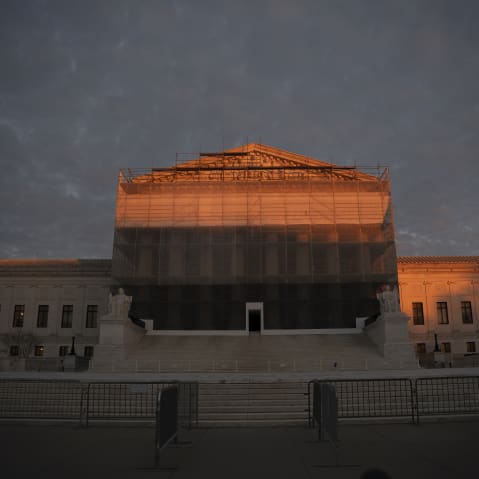 The Supreme Court of the United States building is seen in Washington D.C.