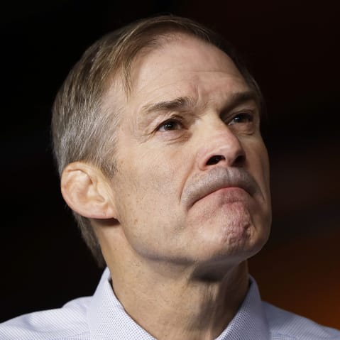 U.S. Rep. Jim Jordan at a press conference at the U.S. Capitol.