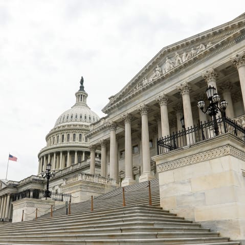 The United States Capitol building.