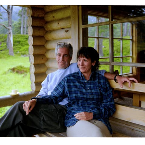 Jeffrey Epstein and his accomplice Ghislaine Maxwell in an undated photo, released by the U.S. Department of Justice.
