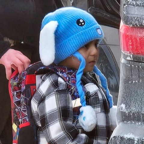 5-year-old Liam Ramos detained by ICE on Jan. 20, 2026 outside of his home in Columbia Heights, MN.