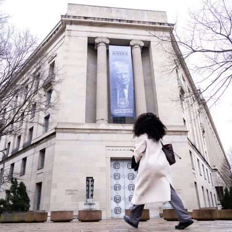 Department of Justice building.