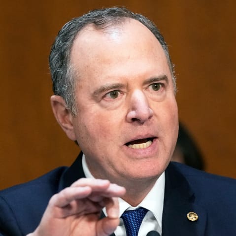 Sen. Adam Schiff at the Capitol.