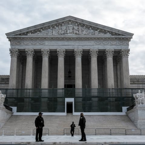The US Supreme Court building on Jan. 14, 2026.