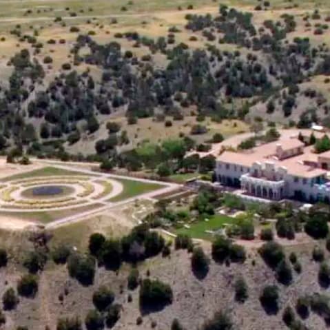 Jeffrey Epstein's NM Zorro Ranch seen from above.