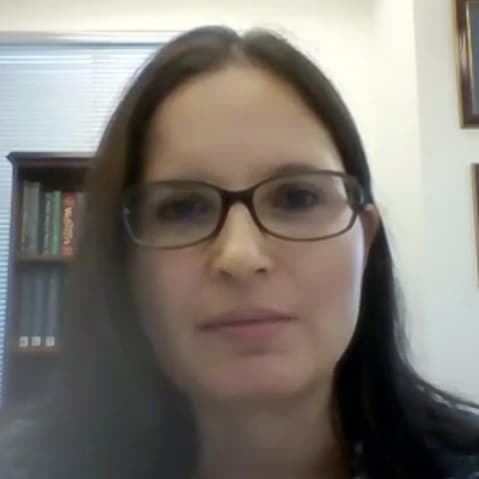 Aileen M. Cannon speaks remotely on July 29, 2020 in Washington, D.C.