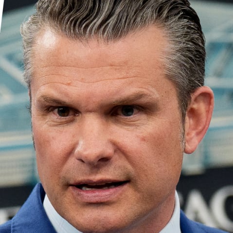 Mark Kelly; Pete Hegseth.