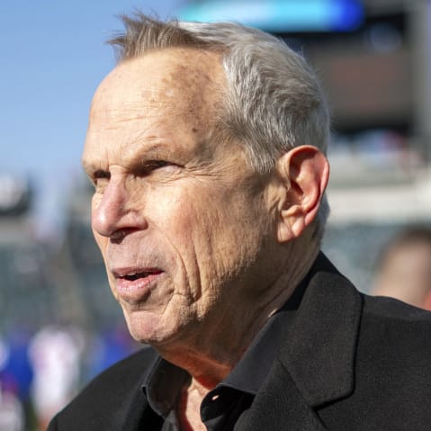 New York Giants Chairman and Co-Owner Steve Tisch prior to the NFL football game against the Philadelphia Eagles on Jan. 5, 2025, in Philadelphia.