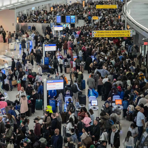TSA gridlock at New York&rsquo;s John F. Kennedy International Airport