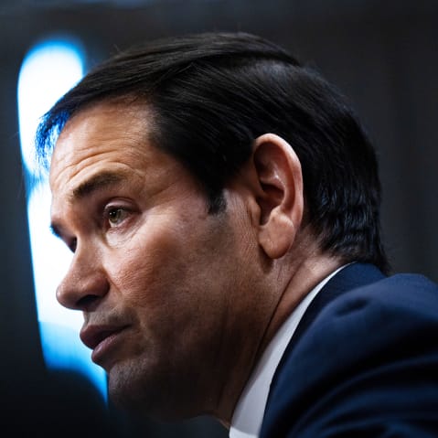 Marco Rubio, U.S. secretary of state, during a Senate Foreign Relations Committee hearing on Jan. 28, 2026, in Washington.