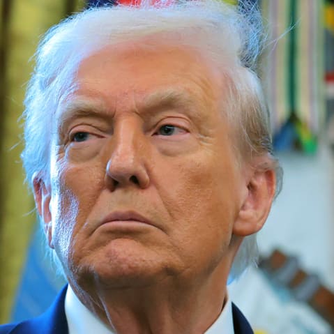 Ron DeSantis; Donald Trump.