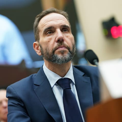 Former Special Counsel Jack Smith prepares to testify during a hearing before the House Judiciary Committee on Jan. 22, 2026 in the Rayburn House Office Building on Capitol Hill.