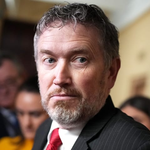 U.S. Rep. Thomas Massie on Feb. 25, 2025, at the U.S. Capitol.