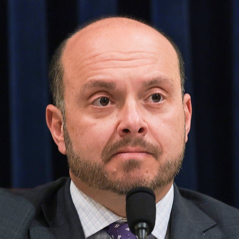 Chairman of the House Committee on Homeland Security Rep. Andrew Garbarino presides over a hearing on Dec. 11, 2025, in the Cannon House Office Building.