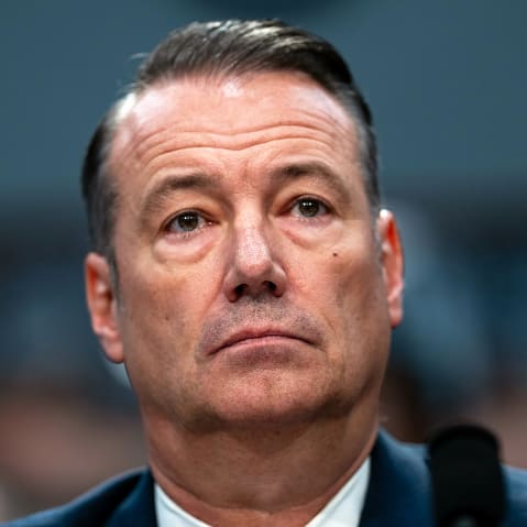 Todd Lyons, acting director of US Immigration and Customs Enforcement (ICE), during a hearing in Washington, D.C.