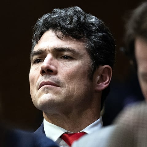 Joe Kent during Tulsi Gabbard's Senate Select Intelligence Committee confirmation hearing.