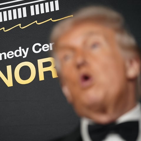 U.S. President Donald Trump attends the 48th annual Kennedy Center Honors at the Kennedy Center
