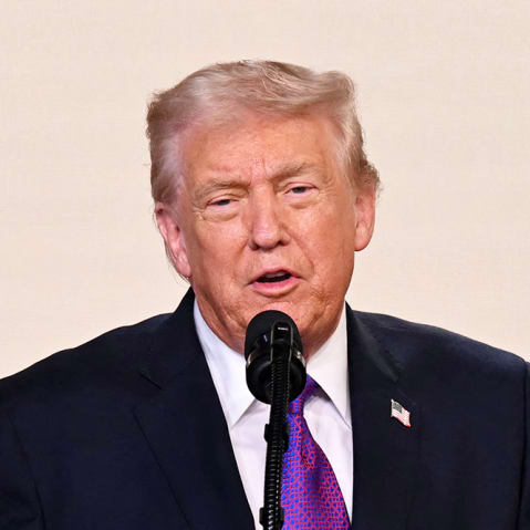 President Donald Trump speaks to introduce the new TrumpRx website on Feb. 5, 2026 in the South Court Auditorium of the White House.