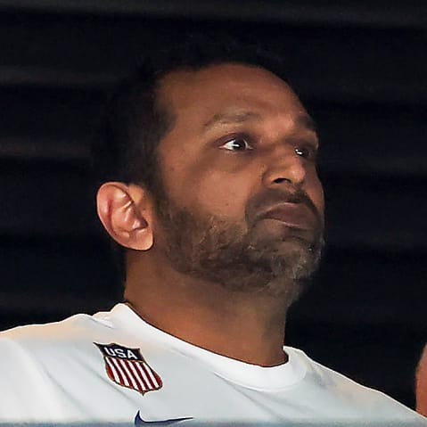 Federal Bureau of Investigation Director Kash Patel at the Milano Cortina 2026 Winter Olympic games in Milan.