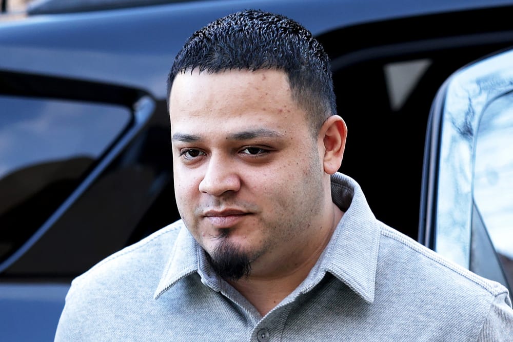 Kilmar Abrego Garcia arrives at U.S. District Court for the District of Maryland in Greenbelt, MD.