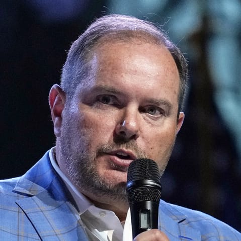 Seventh Congressional District candidate Jody Barrett speaks during a political forum.