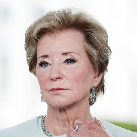 Education Secretary Linda McMahon on July 15, 2025 outside of the White House.