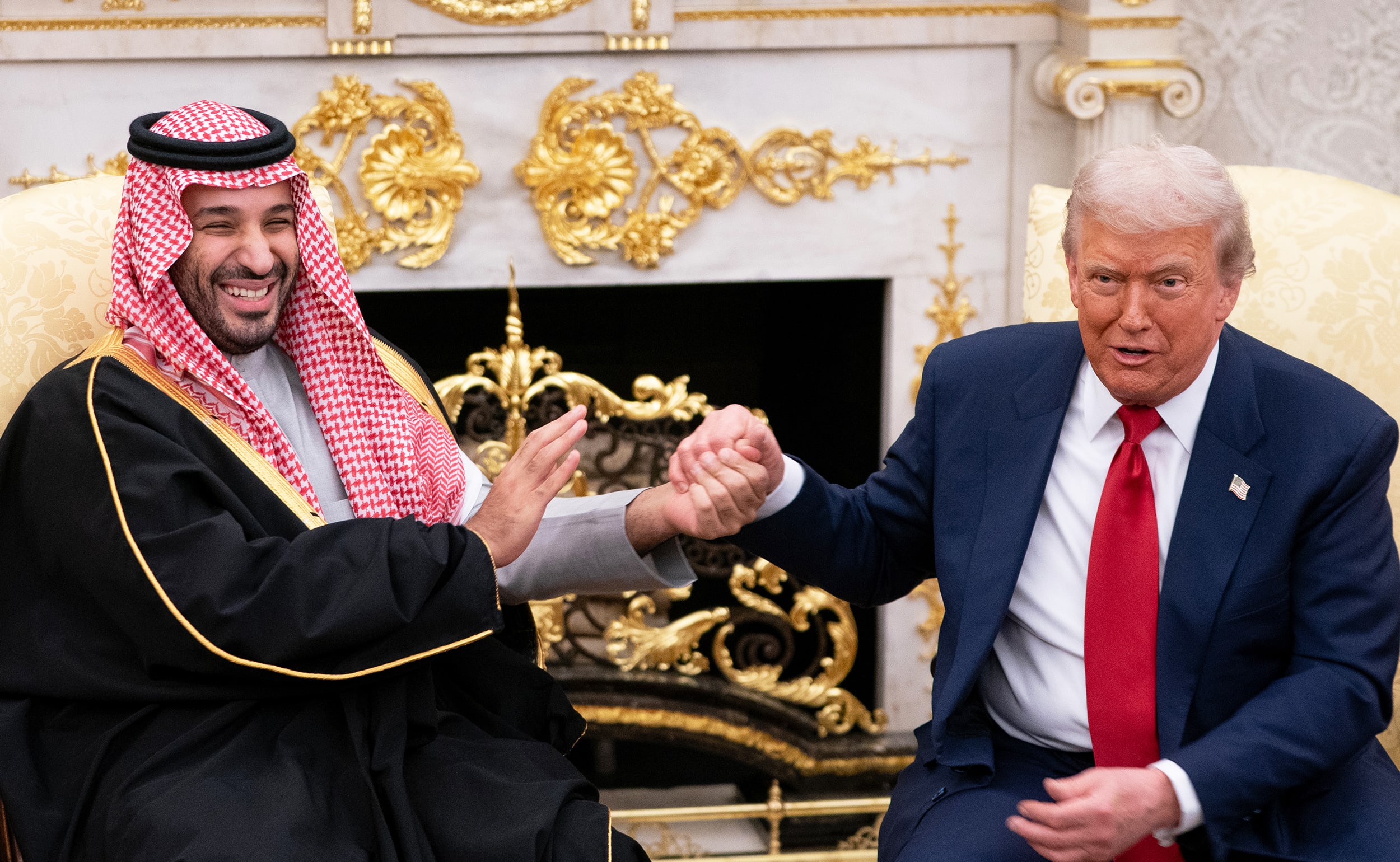 Trump scrambles to defend Saudi crown prince in an embarrassing display