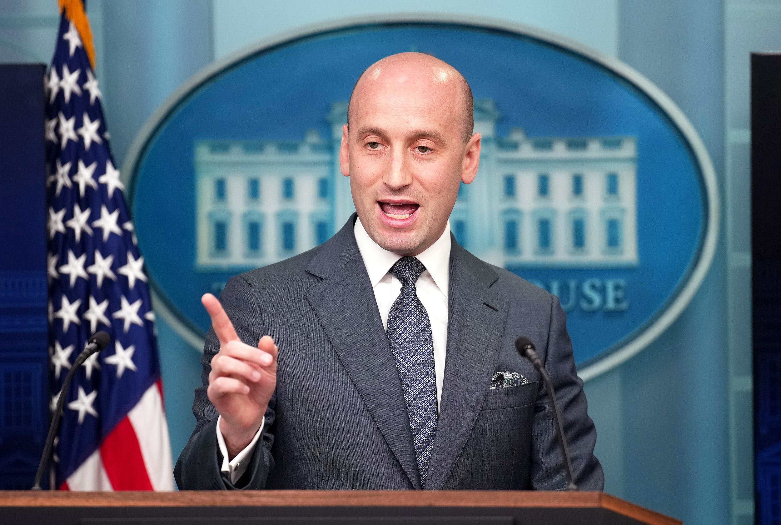 
                            Stephen Miller backs disturbing MAGA pitch for federal prosecutors